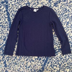 NEW Long sleeve pointelle shirt